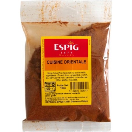 ESPIG Cuisine Orientale Mélange D'épices Moulues 100g