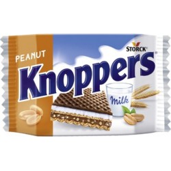 KNOPPERS Gaufrettes Lait cacahuète