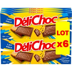 DELICHOC Biscuit nappés chocolat au lait