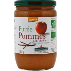 CÔTEAUX NANTAIS Puree De Pommes Vanille 630g Coteaux Nantais