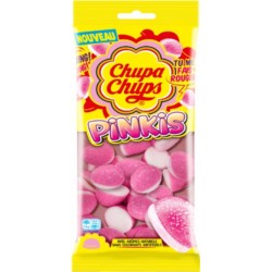 CHUPA CHUPS Bonbon Flowpack Gélifiés Pinkis Fraise