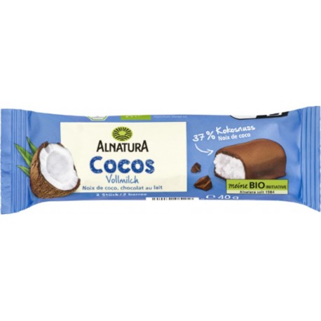 ALNATURA Barre noix de coco chocolat au lait