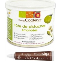 SCRAPCOOKING Pâte De Pistaches 200 G + 1 Stylo Chocolat