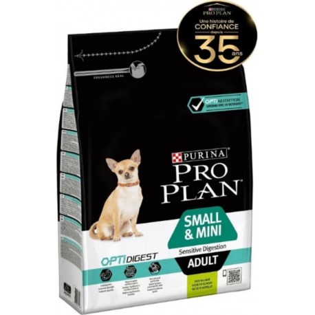 Purina Proplan Chien Small & Mini Adult Optidigest Sensitive Digestion Agneau