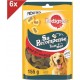 PEDIGREE Sa Rã©compense Friandises Saveurs Boeuf Et Volaille Pour Chien 6x155g