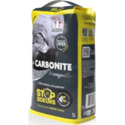 TRANQUILLE Litière pour Chat Minéral et Agglomérante Contre les Odeurs La Carbonite