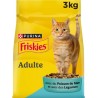 FRISKIES Croquettes pour Chat Adulte Poisson et Légumes