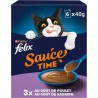 FELIX Pâtée pour Chat Adulte en Sauce Poulet Saumon