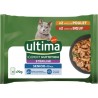 ULTIMA Pâtée Pour Chat Adulte Stérilisé Poulet Boeuf