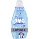 OMO Lessive Liquide Fraîcheur Insolente Mandarine Thé Vert