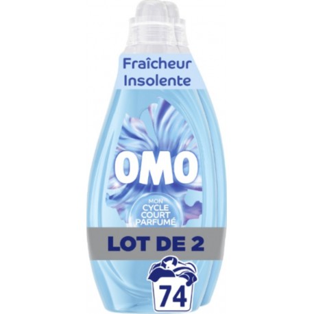 OMO Lessive Liquide Fraîcheur Insolente Mandarine Thé Vert