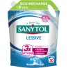 SANYTOL Lessive Liquide Recharge Désinfectante Anti-Taches Anti-Bactérie Anti-Odeur