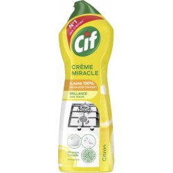 CIF Crème Miracle Brillance Anti-traces Citron 750ml