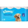 KLEENEX Papier toilette Texture 3D-Wave Nettoyage Efficace Soin Complet Blanc FSC