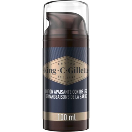 GILLETTE Lotion Apaisante contre les Démangeaisons de la Barbe 100ml