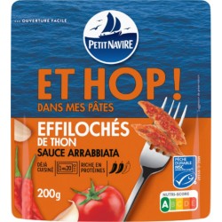 PETIT NAVIRE Éffilochés de Thon Sauce arrabbiata MSC
