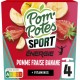 POM'POTES Compote Sport Pomme Fraise Banane