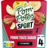 POM'POTES Compote Sport Pomme Fraise Banane
