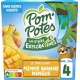 POM'POTES Compote Les P'tits Explorateurs Le Paresseux Pomme Banane Mangue