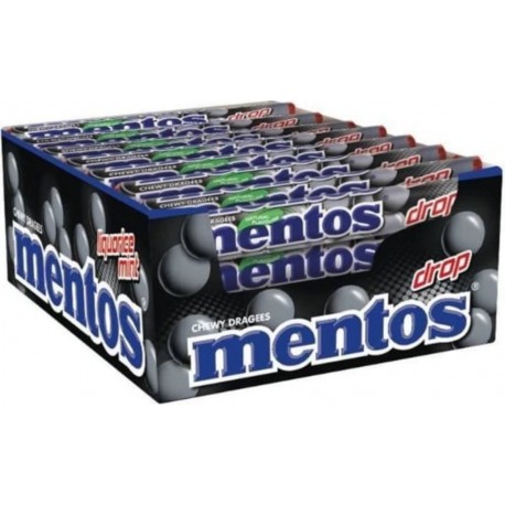 MENTOS Mentos Boîte De 40 Rouleaux Réglisse