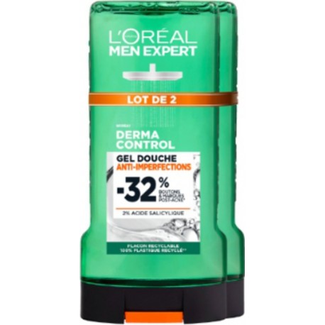 MEN EXPERT Gel Douche Anti-Imperfections Derma Control