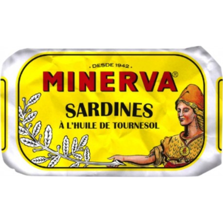 MINERVA Sardine A l'huile de Tournesol