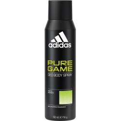 ADIDAS DEODORANT AEROSOL SANS ALCOOL PUR GAME HOMME 150ml