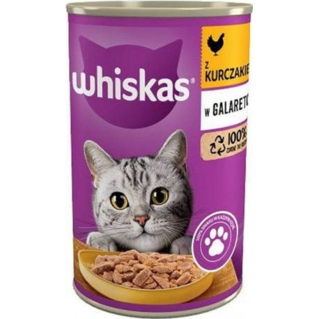 WHISKAS Aliments Pour Chat Whiskas Chicken In Jelly 400g