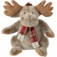 PARIS PRIX Peluche Renne écharpe 38cm Marron