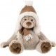 PARIS PRIX Peluche Ours chapeau 32cm Marron
