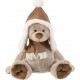 PARIS PRIX Peluche Ours chapeau 38cm Marron