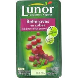 LUNOR LES SAVEURS DU POTAGER LEGUME CUBE BETTERAVE ROUGE 500G