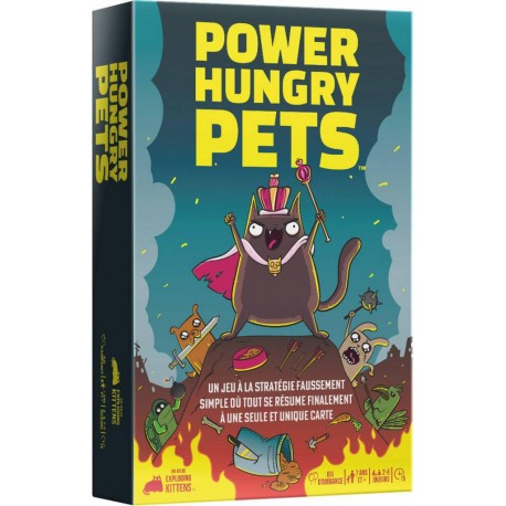 ASMODEE EXPLODING KITTENS POWER HUNGRY PETS