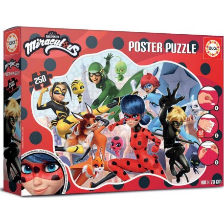 EDUCA BORRAS LADYBUG - 250 POSTER PUZZLE