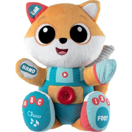 CHICCO PELUCHE INTERACTIVE BILINGUE RENARD