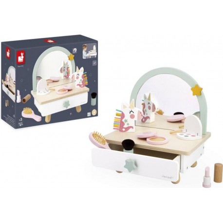 JANOD LICORNE COIFFEUSE DE TABLE