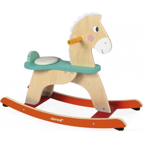 JANOD ZIGOLOS CHEVAL A BASCULE COLORE