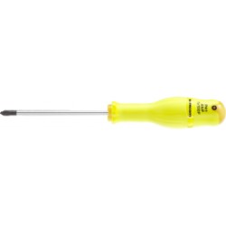 Facom Tournevis PH1 PROTWIST 1 x 150mm PH1 pour vis cruciformes Phillips lame rondes FLUO Facom ANP1X100F