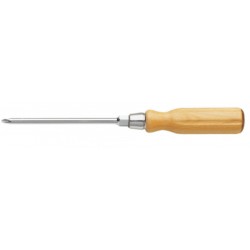 Facom Tournevis manche bois 6 x 125mm pour vis cruciformes Phillips lame avec 6 pans Facom ATHH.P2