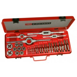 Facom Composition d'outils de 18 tarauds, 9 Filière et 4 porte outils Facom 221.227J1