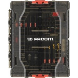 Facom Coffret 50 pièces d'embouts impacts et accessoires 1/4 Facom EN.1J50PB