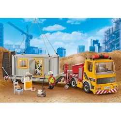 PLAYMOBIL 9898 City Action - Camion avec Conteneur Aménagé 9887