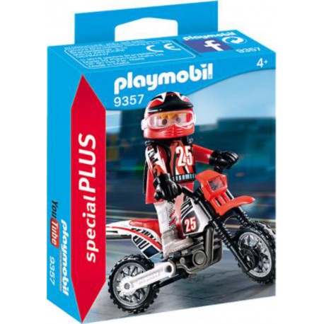 PLAYMOBIL PILOTE DE MOTOCROSS