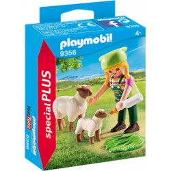 PLAYMOBIL FERMIERE AVEC MOUTONS 4008789093561