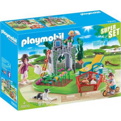 PLAYMOBIL SUPERSET FAMILLE JARDIN 4008789700100