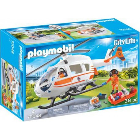 PLAYMOBIL HELICOPTERE DE SECOURS 4008789700483