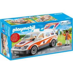 PLAYMOBIL VOITURE ET AMBULANCIER 4008789700506