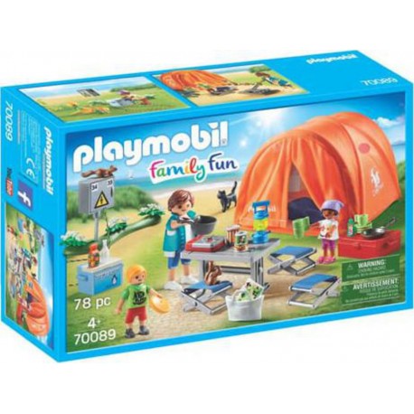 PLAYMOBIL 70089 - Family Fun - Tente et campeurs