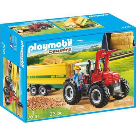 PLAYMOBIL GRAND TRACTEUR REMORQUE 4008789701312