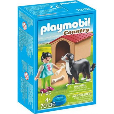 PLAYMOBIL ENFANT AVEC CHIEN 4008789701367